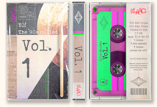 Klaaq Library_YO! The 90s called - Lo-Fi Tape Drum_VOL1