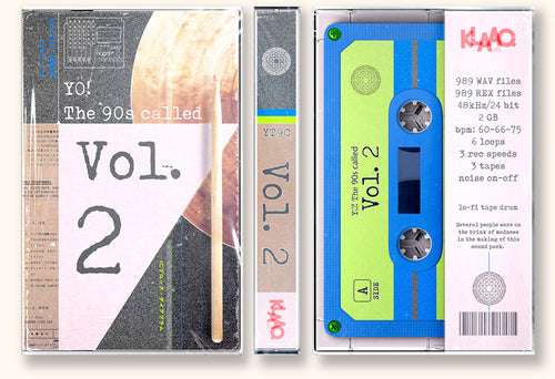 Klaaq Library_YO! The 90s called - Lo-Fi Tape Drum_VOL2