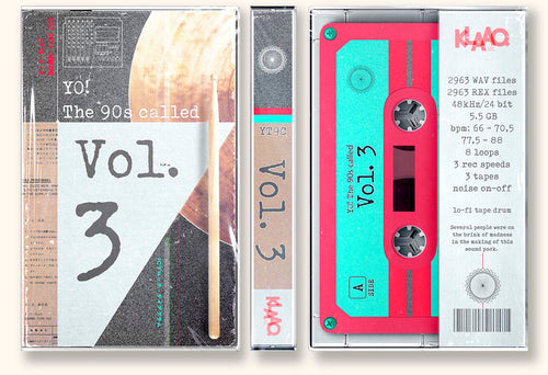 Klaaq Library_YO! The 90s called - Lo-Fi Tape Drum_VOL3